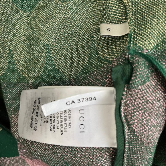 Men Gucci Green knit zip-up Jacket - Picture 4 of 5